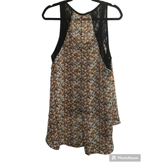 ✨Free People Ditsy Floral High Low Sz Small Tank✨ - Picture 5 of 7
